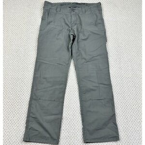 Dovetail Workwear Pants Womens 16/32 Green Double Knee Ripstop Day Construct